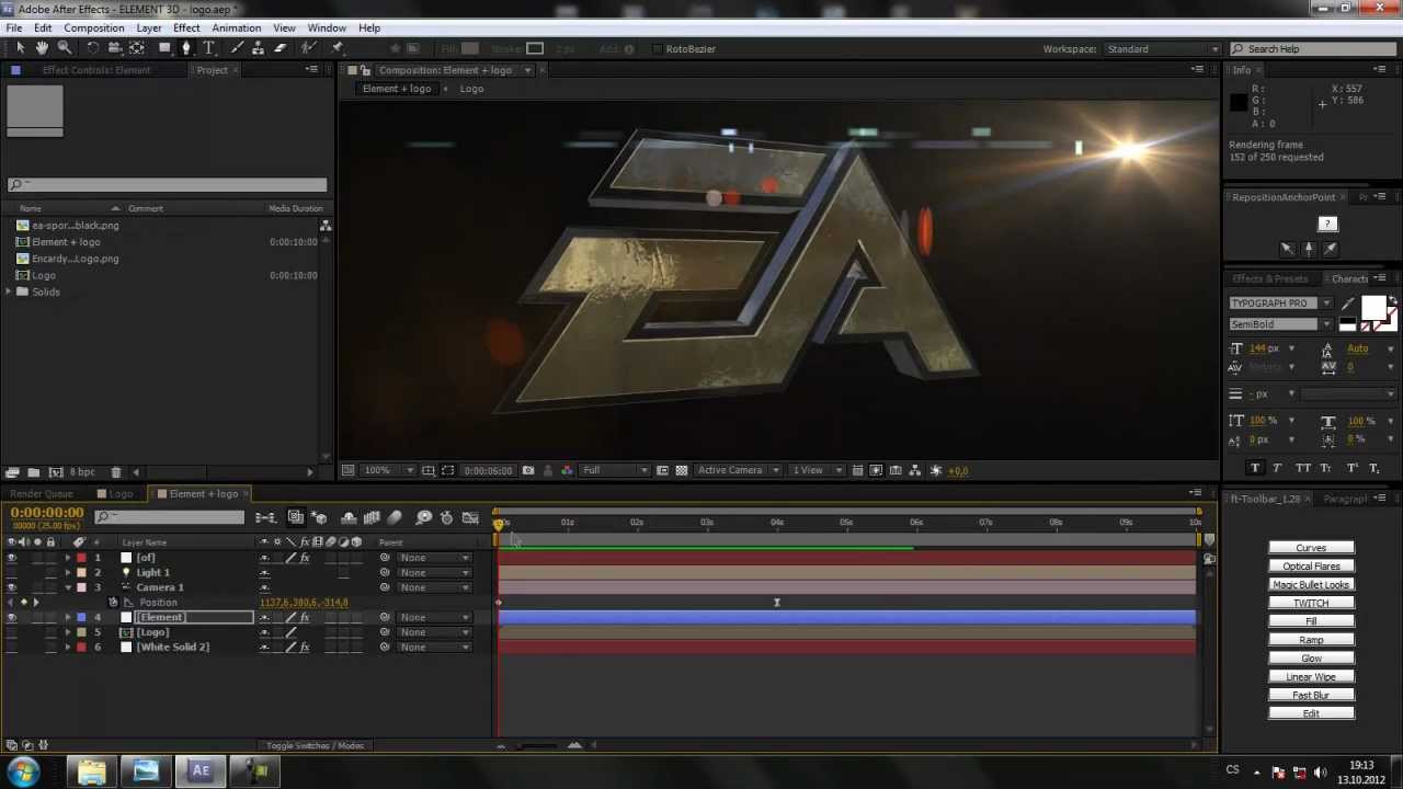 element 3d plugin for after effect